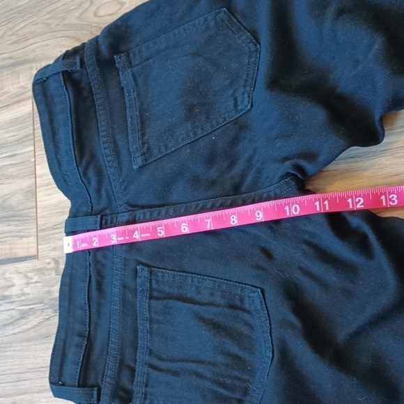 Carmar stretch black moto zipper jeans size 26 - Picture 10 of 10